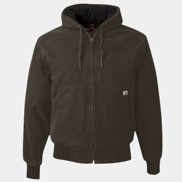 Men's Cheyenne Boulder Cloth™ Hooded Jacket with Tricot Quilt Lining Thumbnail